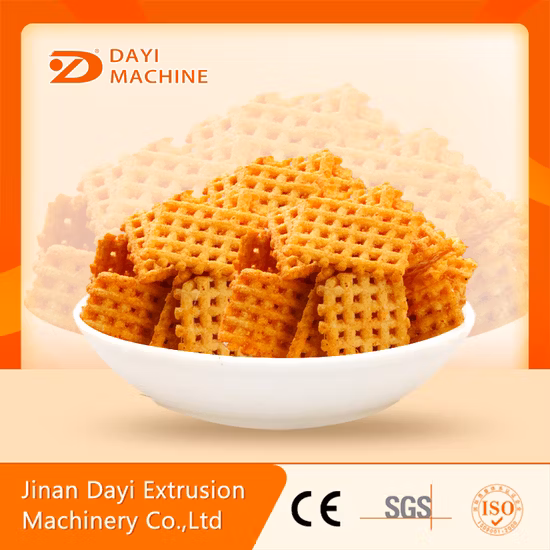 Высокопроизводительное оборудование для производства закусок из пшеничной муки с двойным шнеком